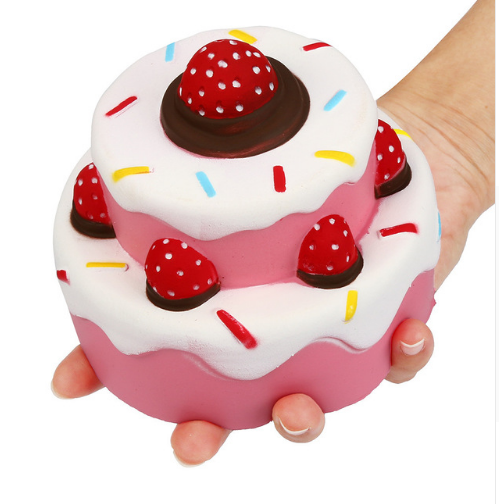 Jumbo Strawberry Slow-Rising Scented Squishy