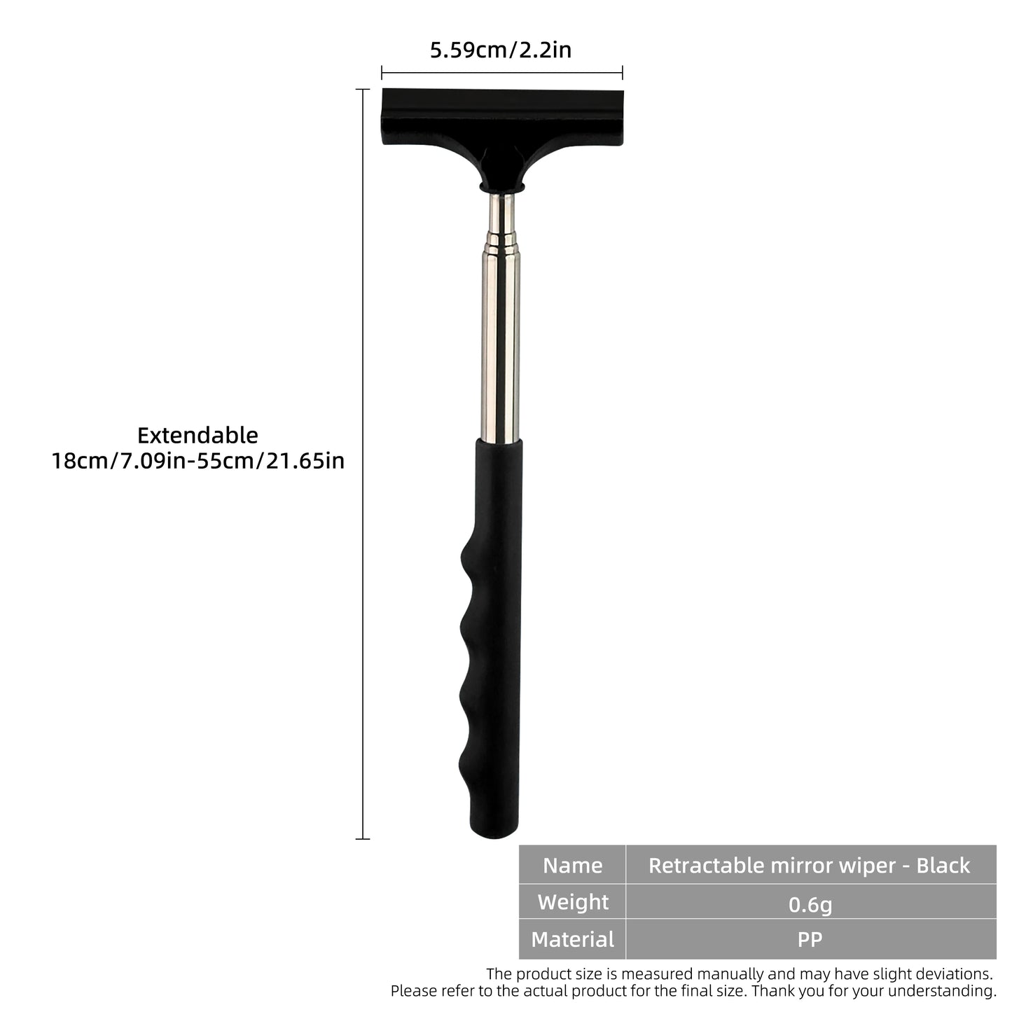 Car rearview mirror wiper, telescopic handle car rearview mirror wiper, car glass cleaning tool cleaning brush