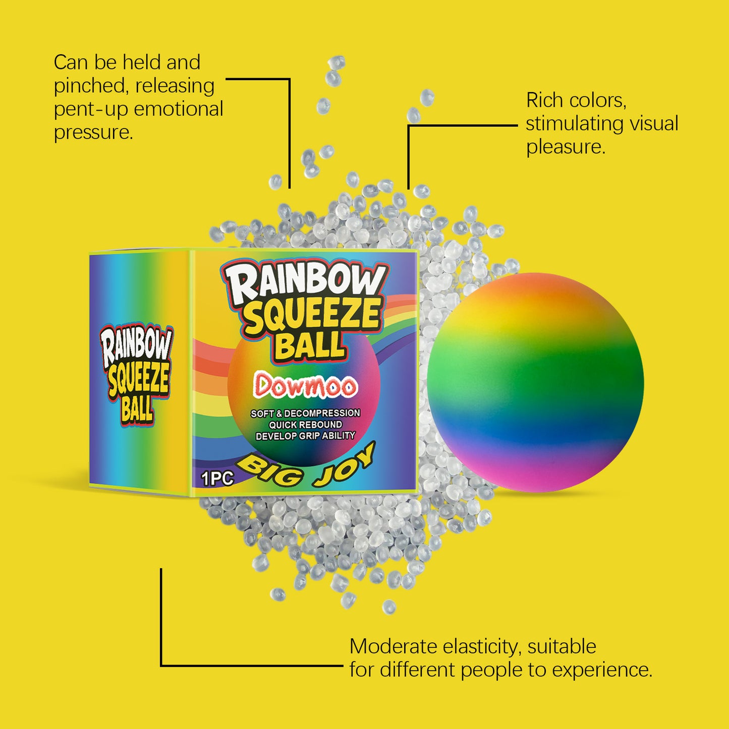 Rainbow Squeeze Stress Ball