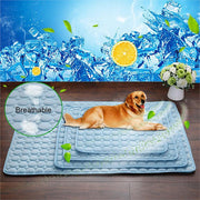 Ice-Silk Cooling Mat for Dogs & Cats