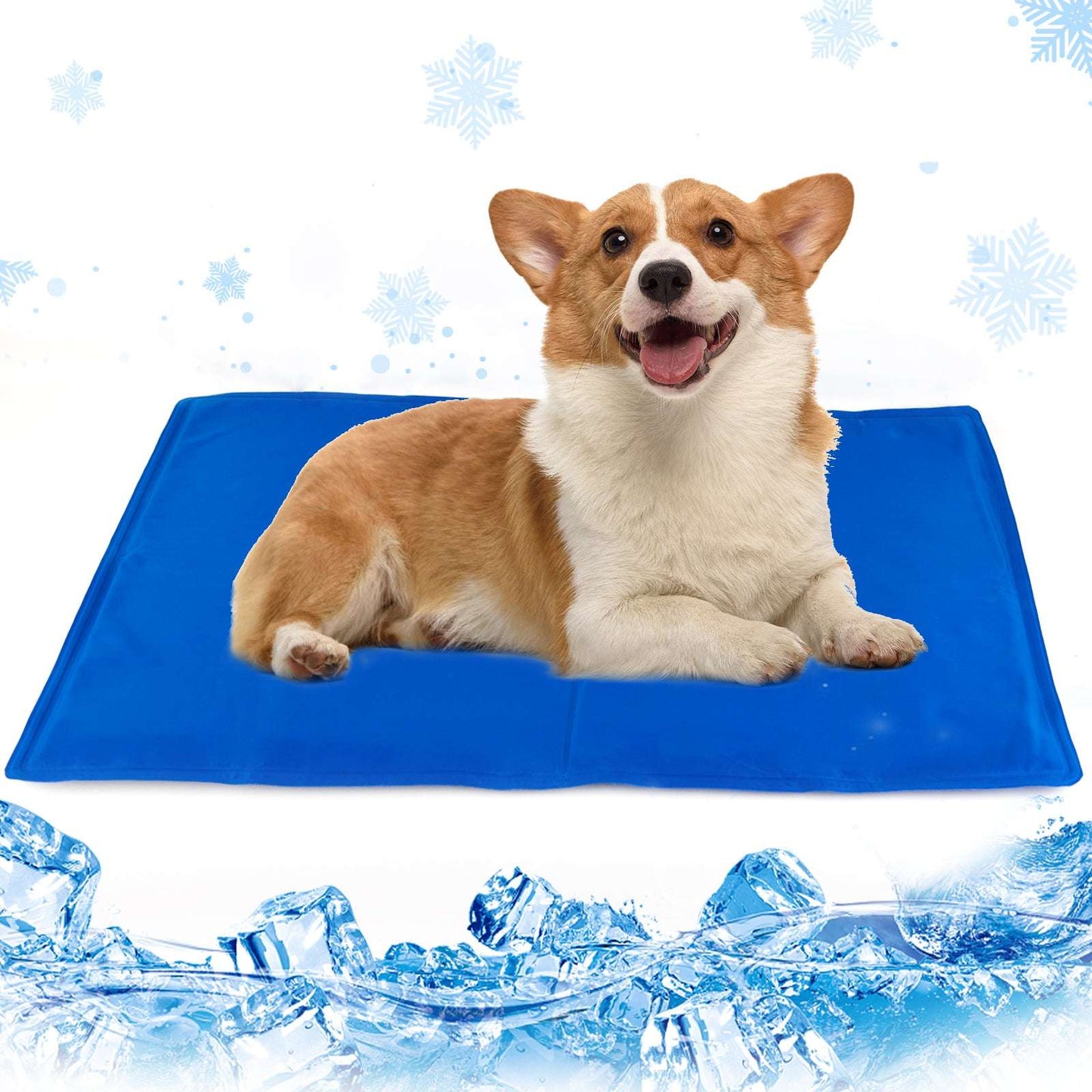 ChillPad™ Pet Cooling Mat 🐾❄️ — Pressure-Activated Gel, No Water Needed