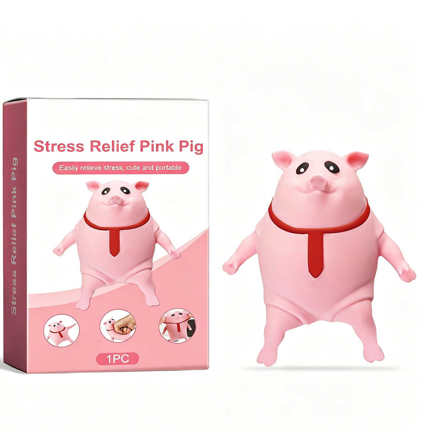Cute Pig Squeeze Stress-Relief Toy
