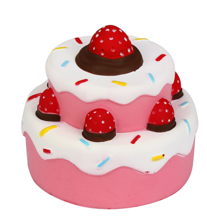 Jumbo Strawberry Slow-Rising Scented Squishy