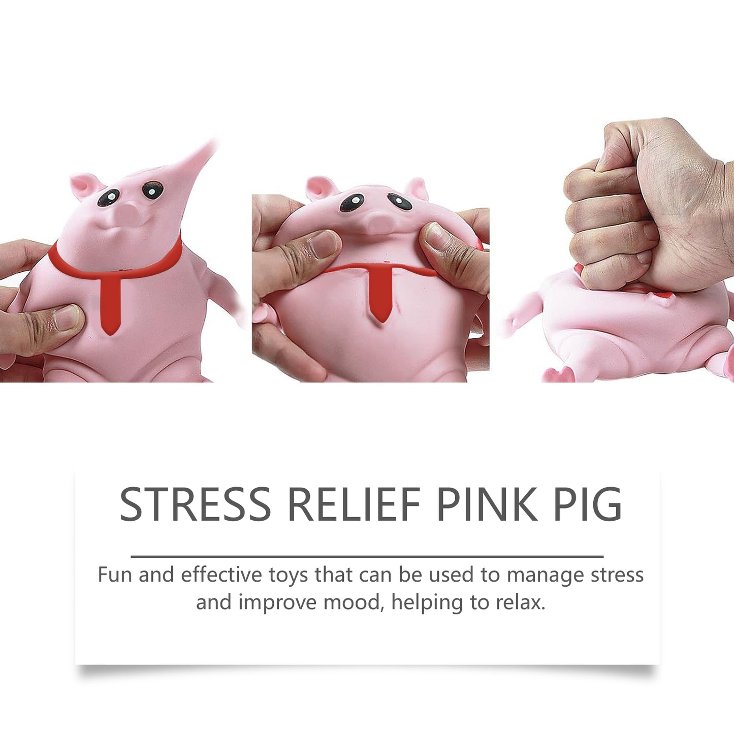 Cute Pig Squeeze Stress-Relief Toy