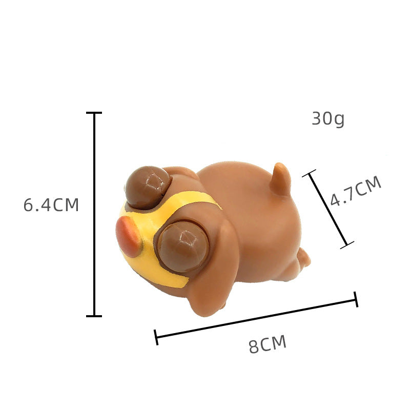 Sleepy Dog Squishy Squeeze Toy