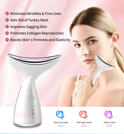 EMS Microcurrent Face & Neck Beauty Device