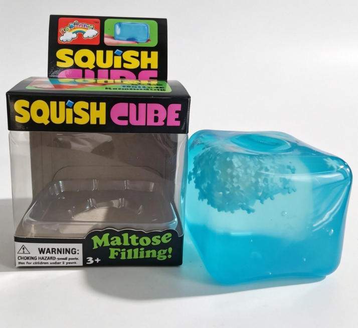 Snowflake Squeezable Sensory Cube