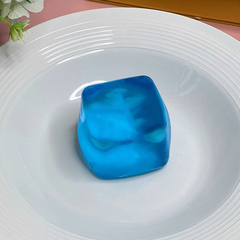 Transparent Ice Cube Stress Toy