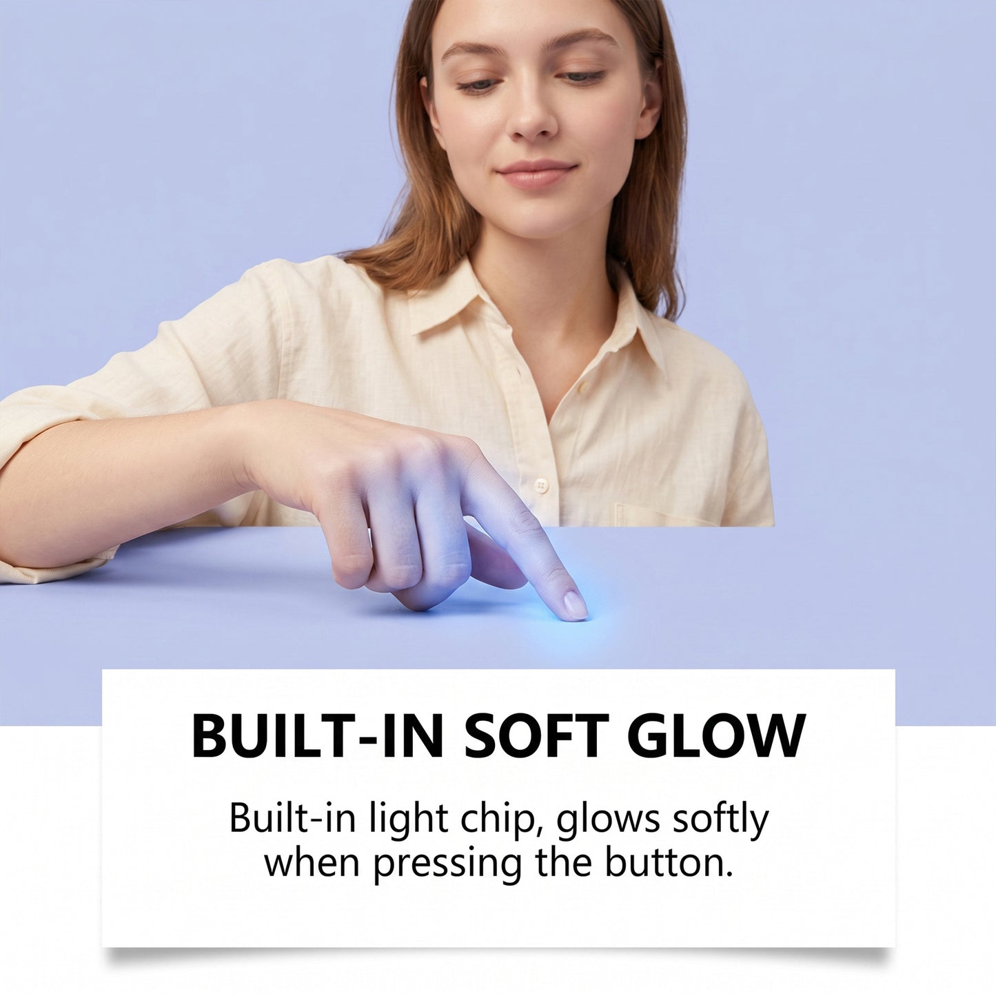 VaultBlock Flash Pop Keychain — Glowing Squeeze Clicker