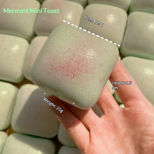 VaultBlobs Mini Toast Squish — Pocket Slow-Riser
