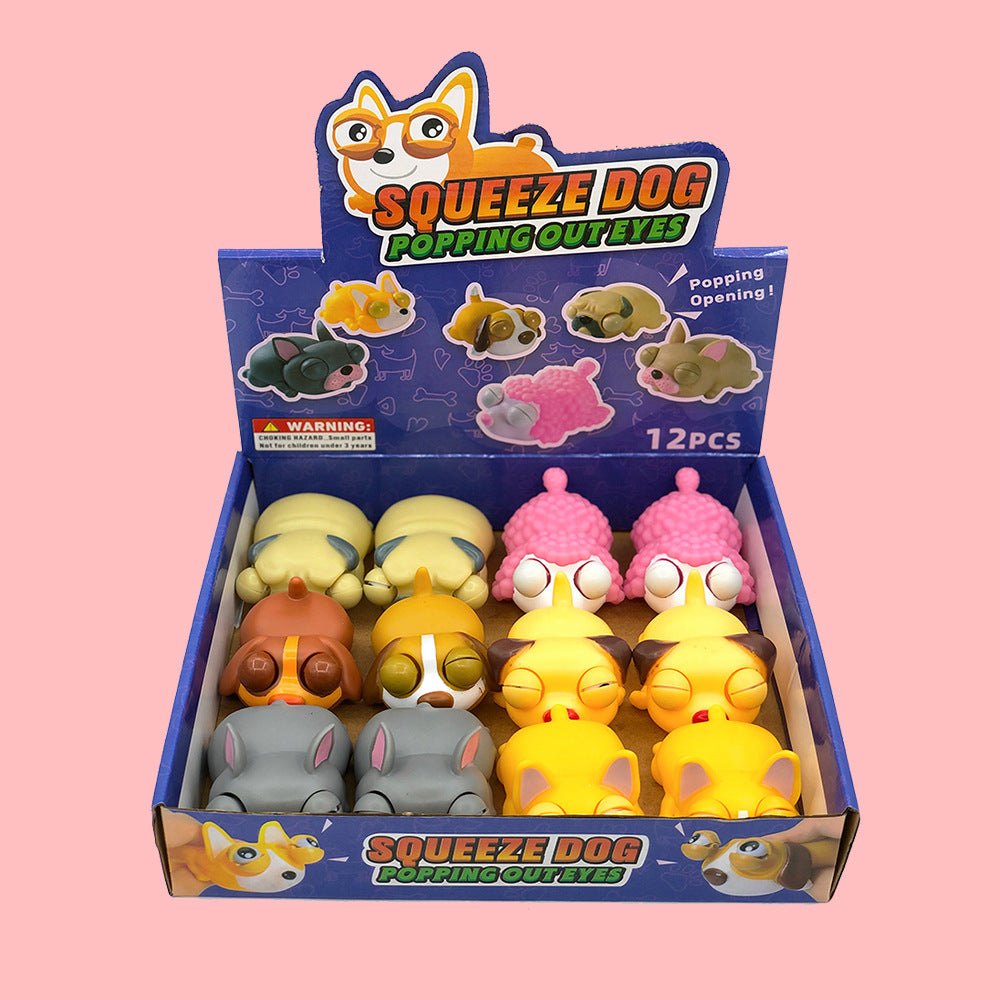 Sleepy Dog Squishy Squeeze Toy