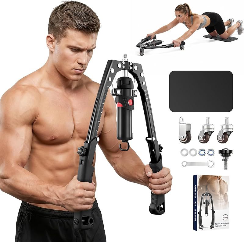 PowerTwist™ Hydraulic Trainer 💪 — Adjustable Full-Body Strength