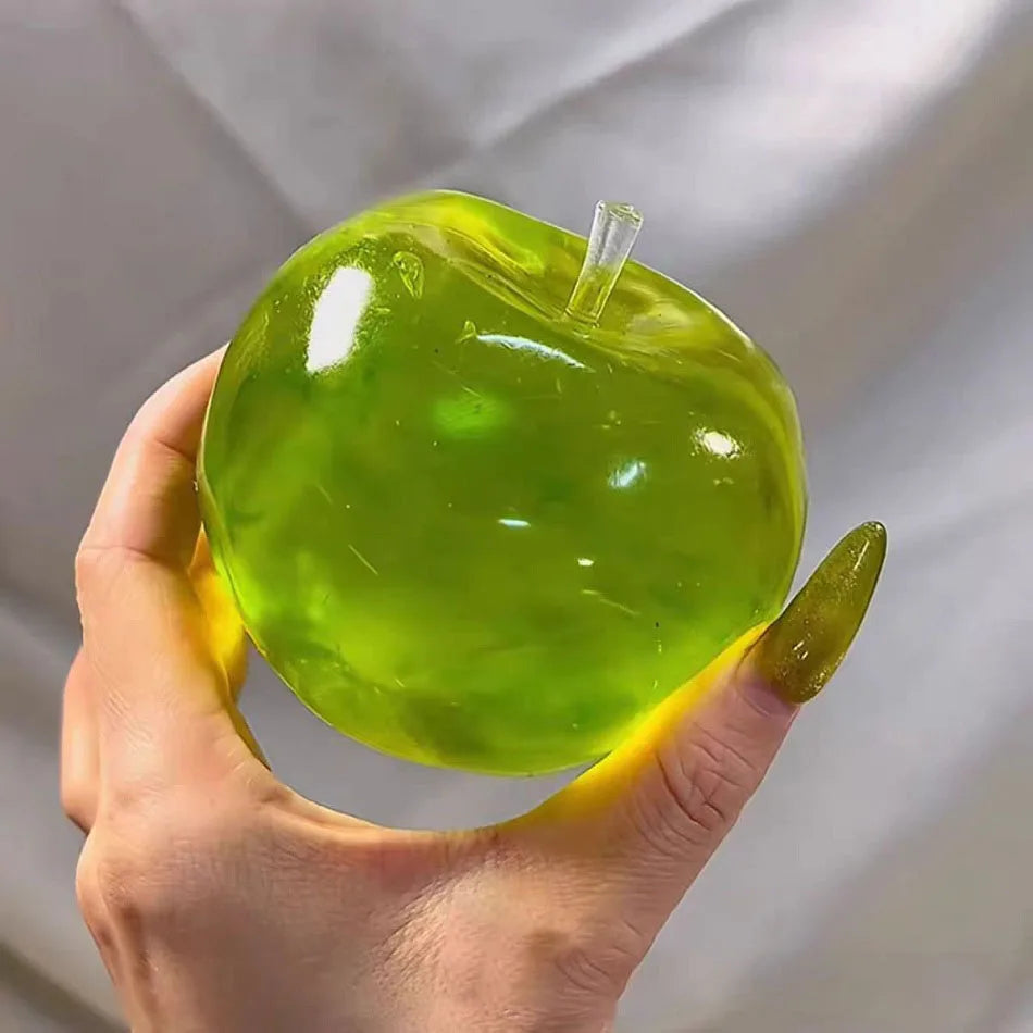 Green Apple Squishy Stress Ball – Slow Rise Fidget Toy for ADHD &amp; Anxiety