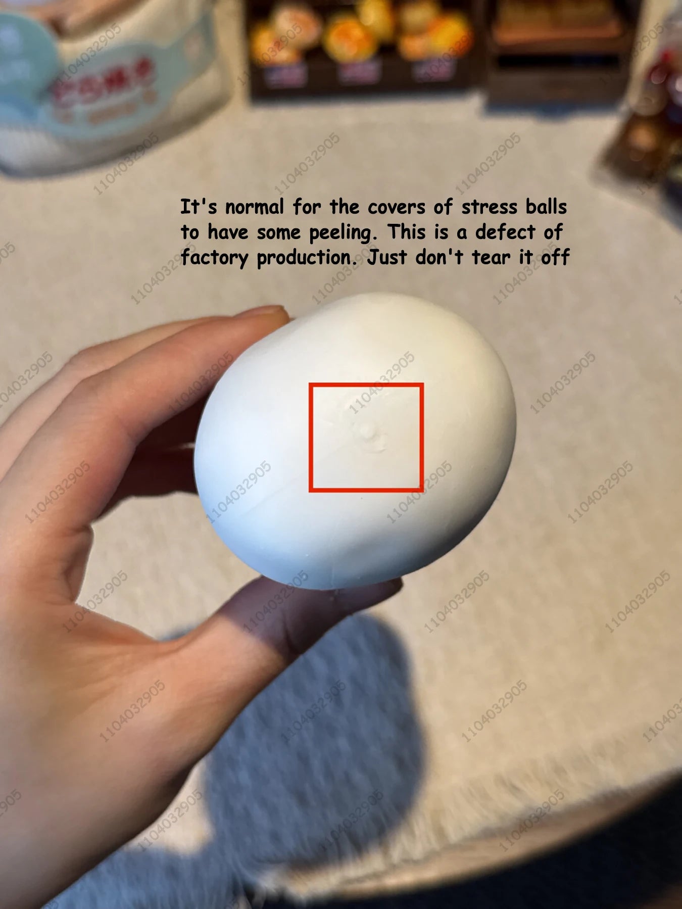 Crunchy ASMR Soap Ball Squishy – Round Block-Filled Stress Relief Fidget Toy