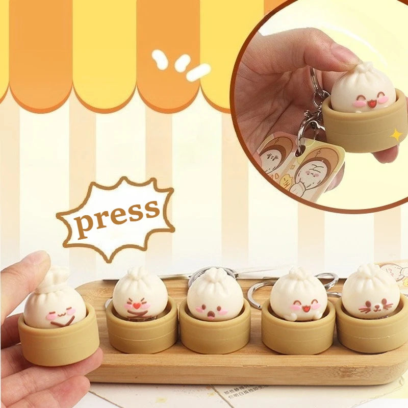 Capybara Squishy Squeeze Doll – Bubble-Popping Decompression Keychain Toy