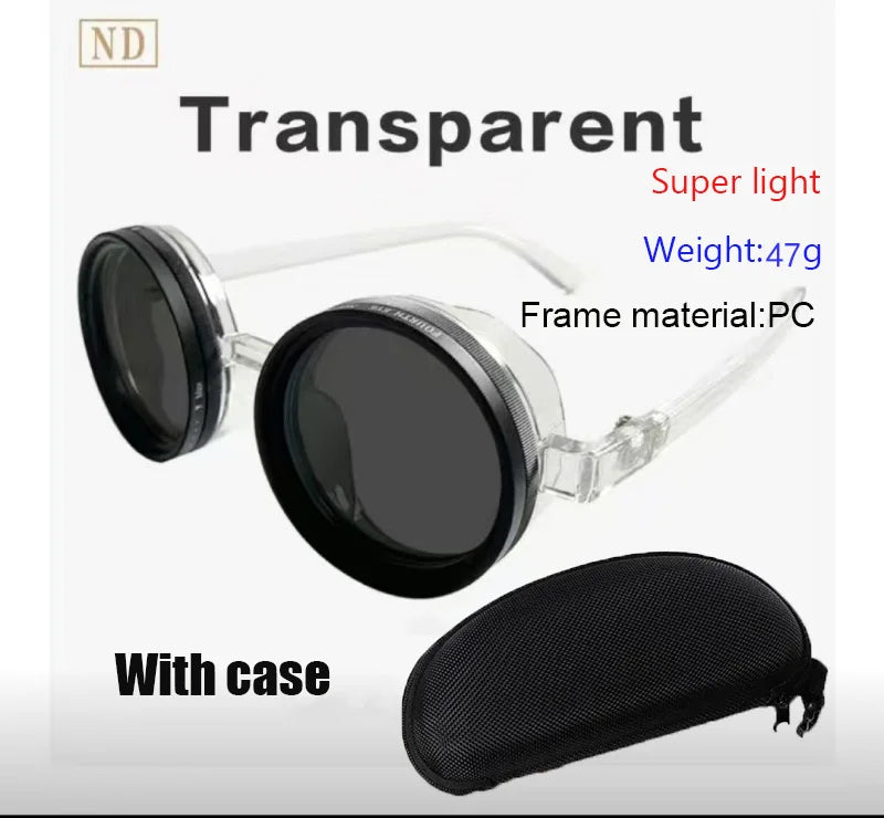 ShadeShift Sunglasses – Adjustable Tint for Any Light Condition!