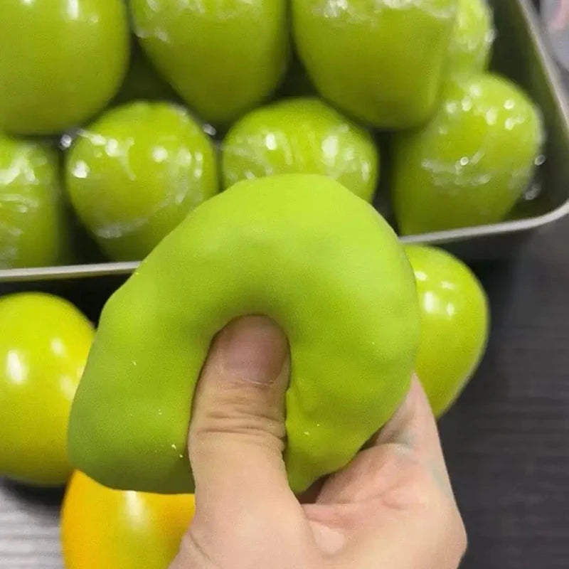 Color Changing Mango Squishy – ASMR Squeeze Ball Anti-Anxiety Fidget Toy