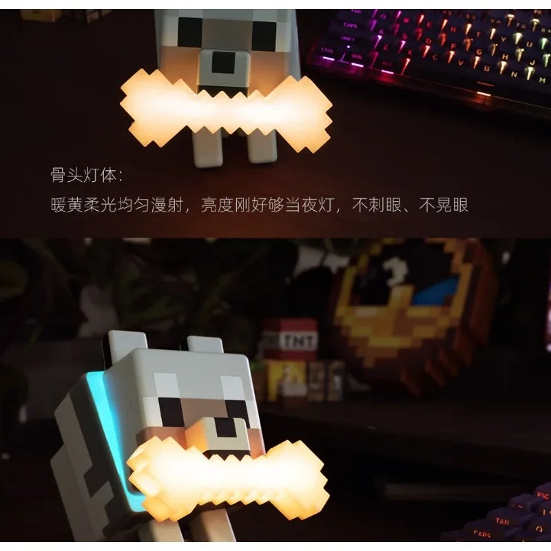 BlockBuddy™ Wolf Lamp 🎮✨ — Brighten Your Gaming Space