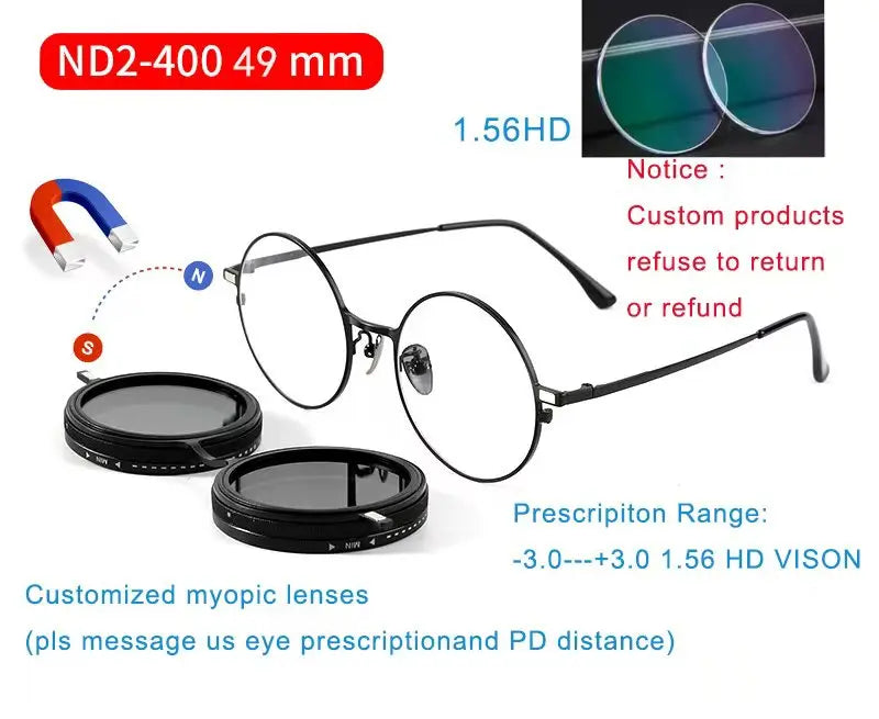 ShadeShift Sunglasses – Adjustable Tint for Any Light Condition!
