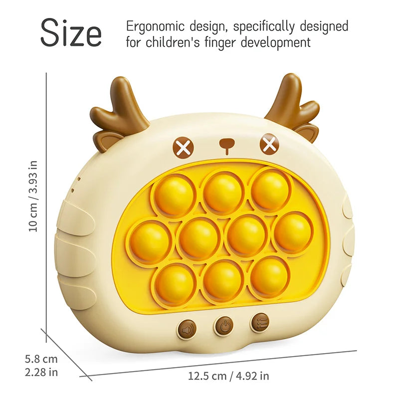 Ice Cube Nee-Doh Squishy Fidget Toy – Auto-Rebound Pudding Sensory Squeeze