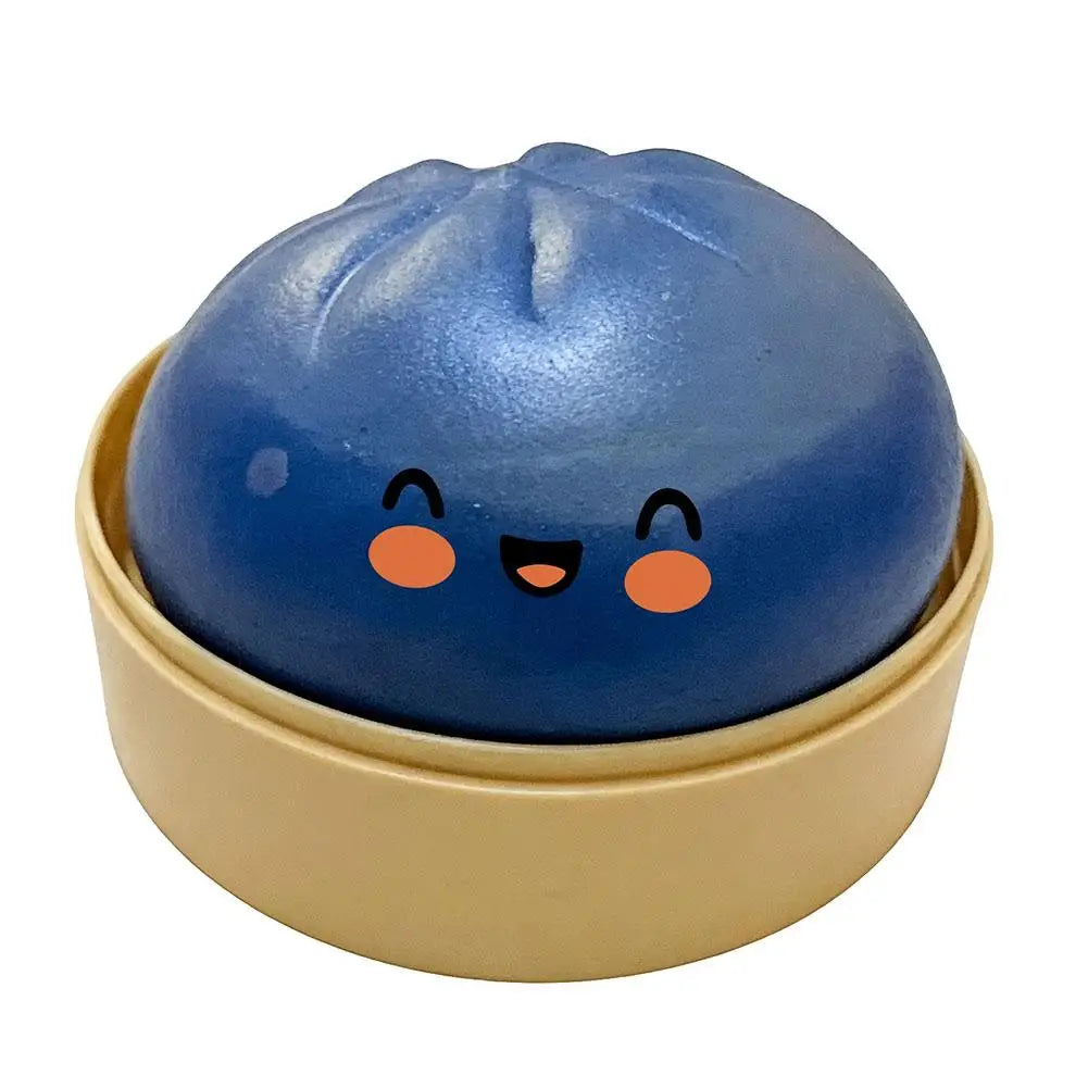 VaultBlobs Steamed Bun Squishy — Slow-Rising Glitter Stress Ball