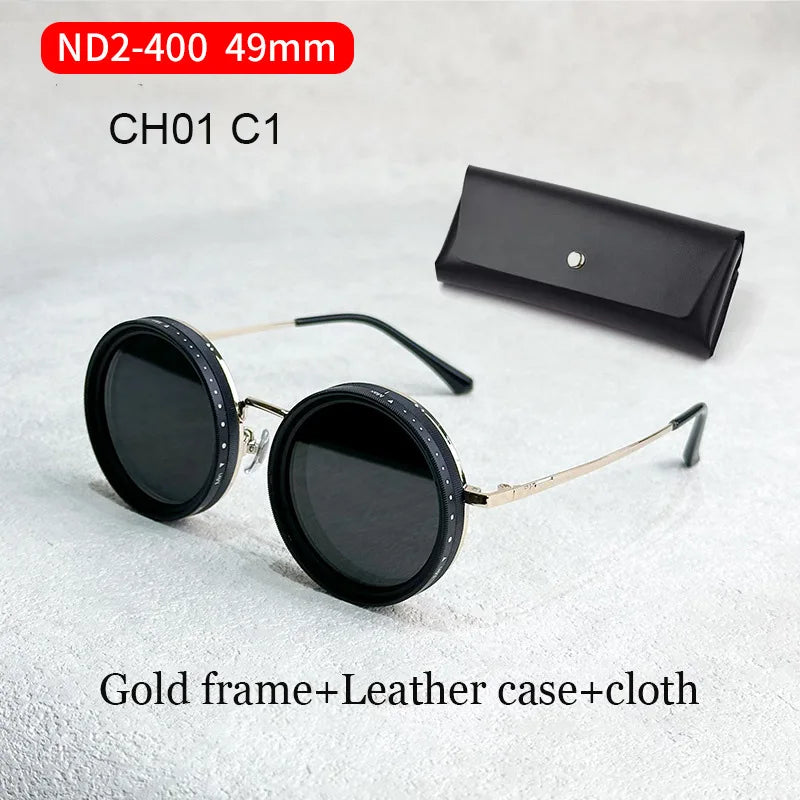 ShadeShift Sunglasses – Adjustable Tint for Any Light Condition!