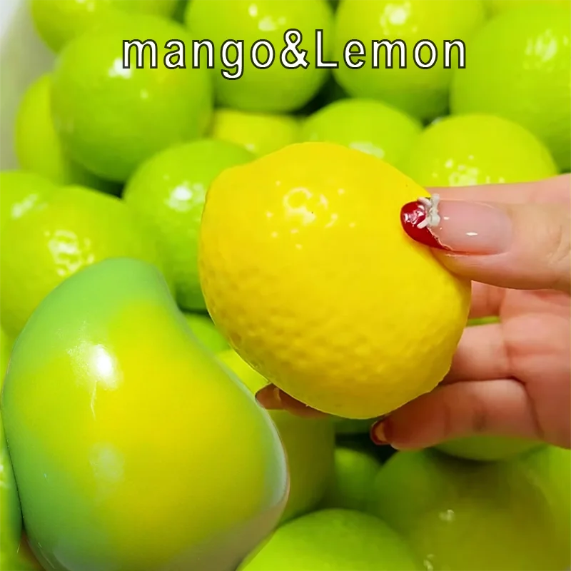 Edamame Squishy Keychain 5-Pack – Squeeze Peas Bean Stress Relief Fidget Toy