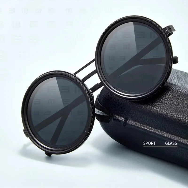 ShadeShift Sunglasses – Adjustable Tint for Any Light Condition!
