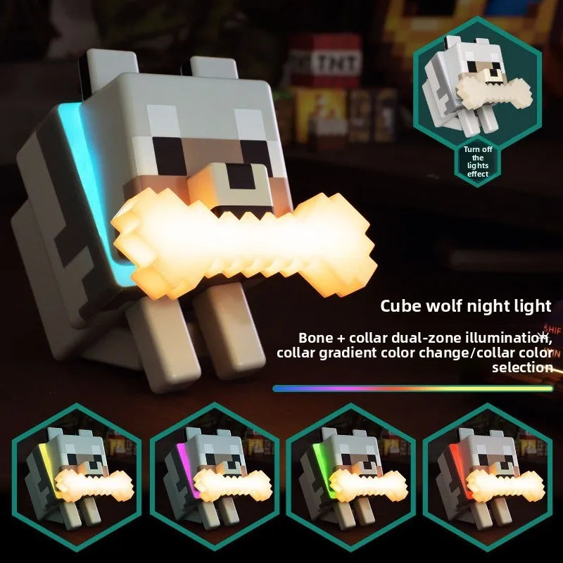 BlockBuddy™ Wolf Lamp 🎮✨ — Brighten Your Gaming Space