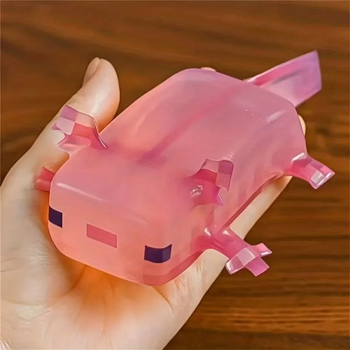 VaultBlobs Jumbo Axolotl Squishy — Giant Stretchy Sensory Toy