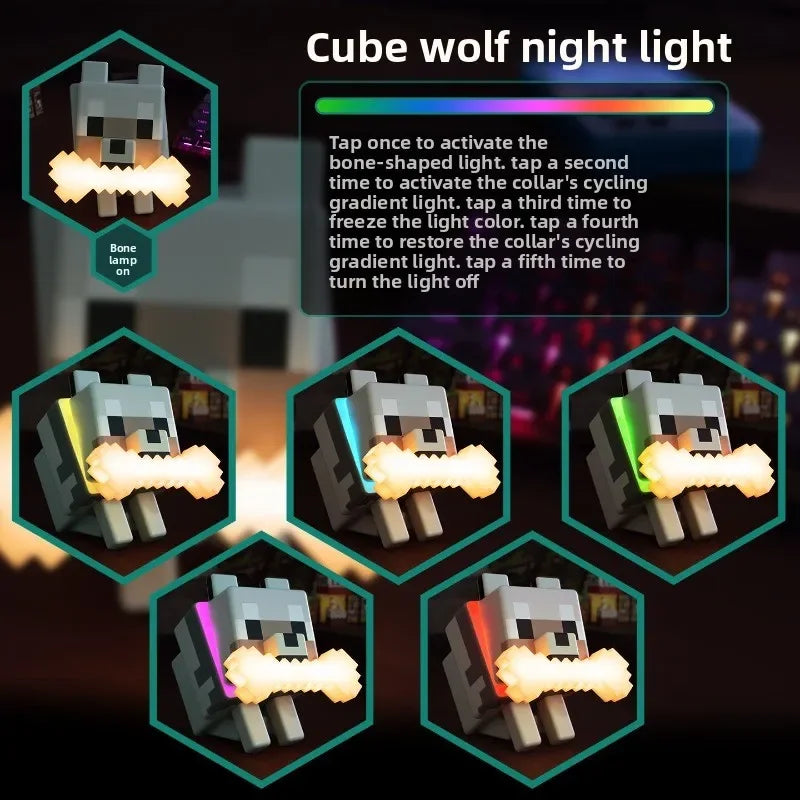 BlockBuddy™ Wolf Lamp 🎮✨ — Brighten Your Gaming Space