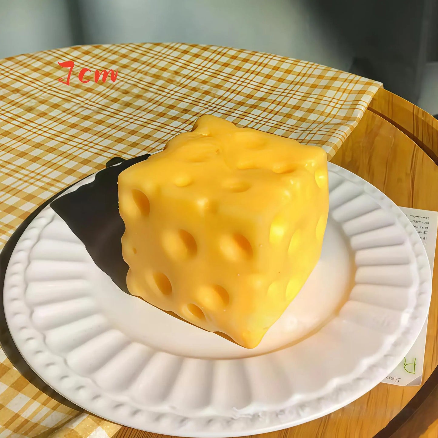 VaultBlobs Cheese Tower — Giant Squeeze Stack
