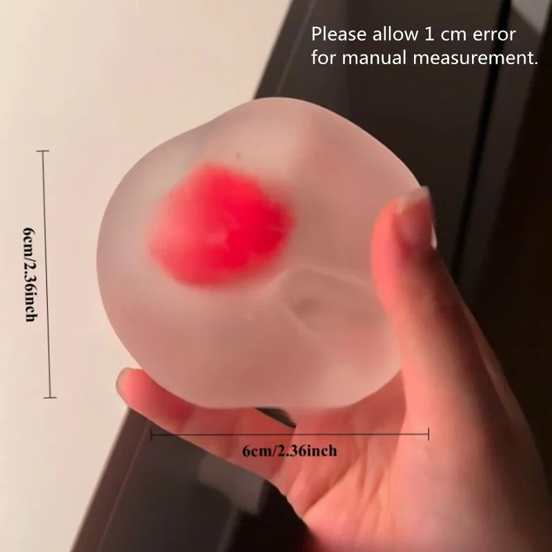 VaultBlobs Strawberry Mochi — Soft Squeeze Ball