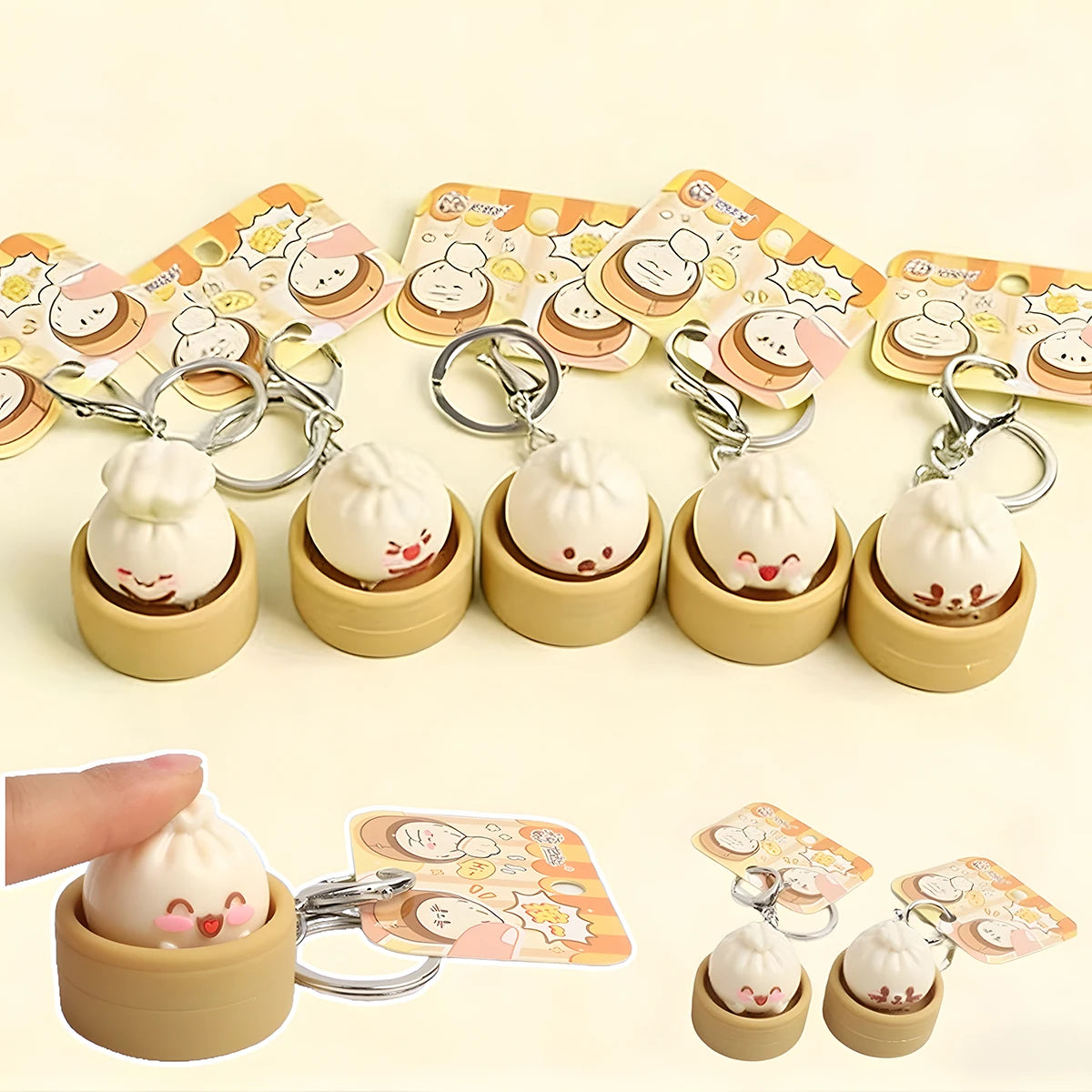 Capybara Squishy Squeeze Doll – Bubble-Popping Decompression Keychain Toy