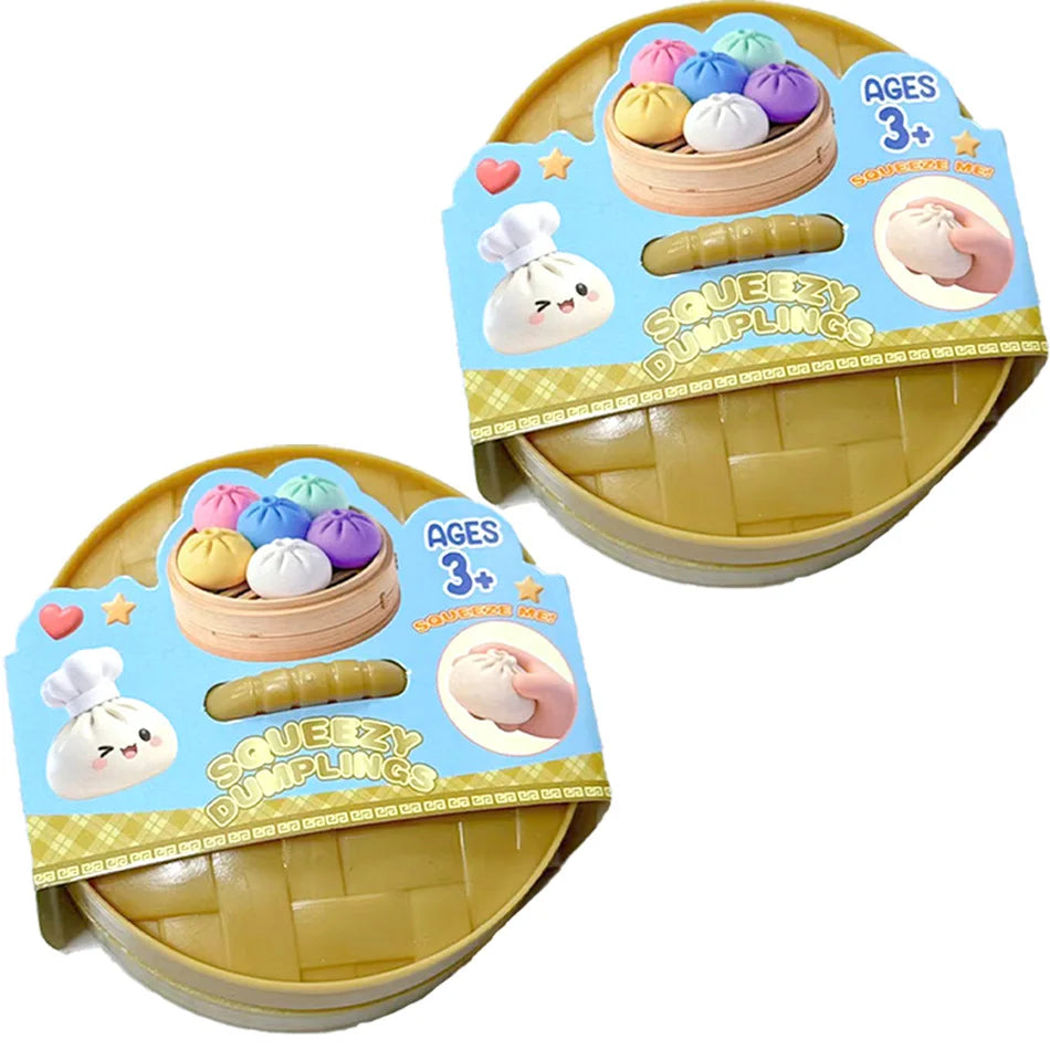 VaultBlobs Glitter Dumpling Squishy — 6 Styles