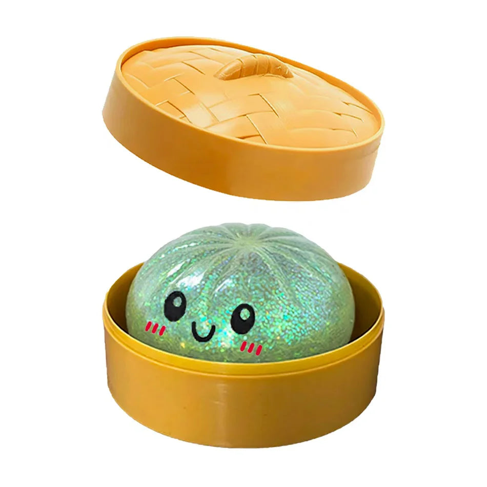 VaultBlobs Glitter Dumpling Squishy — 6 Styles