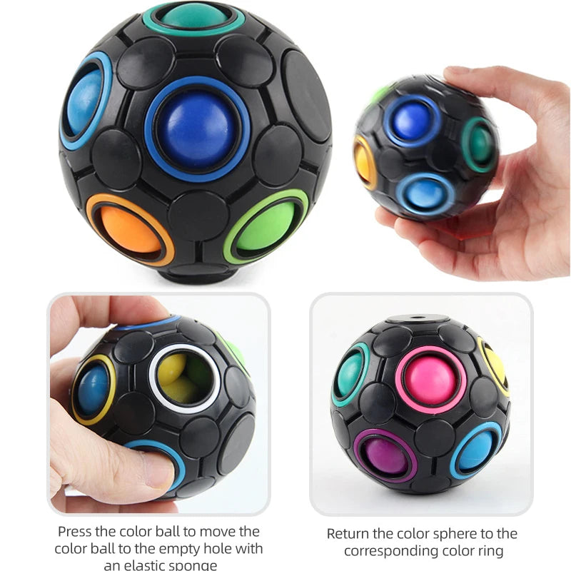 Solar System Eight Planets Dimple Push Fidget Toy – Sensory Bubble Squeezer