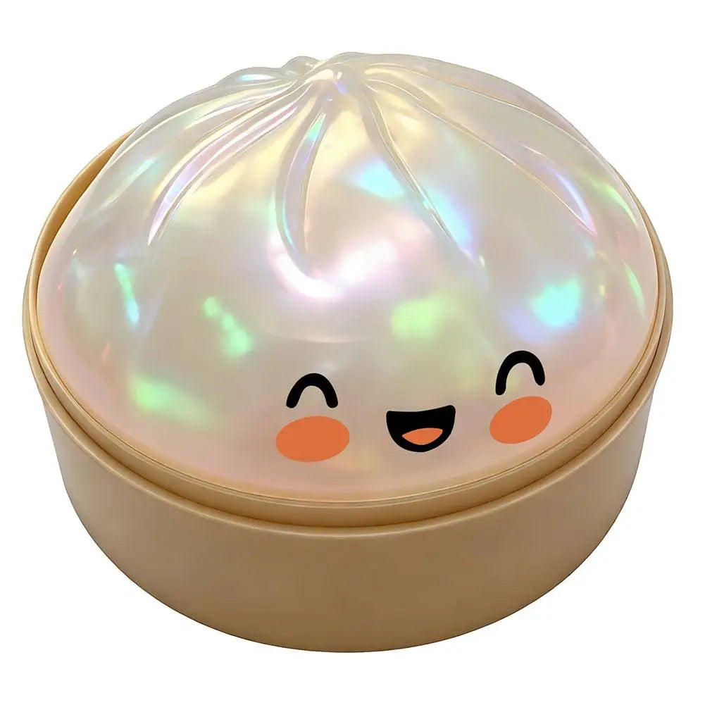 VaultBlobs Steamed Bun Squishy — Slow-Rising Glitter Stress Ball