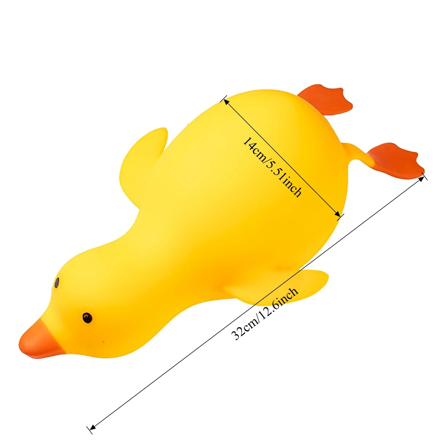Cute Squeeze Duck Plush – Soft Stress Relief Sensory Toy |