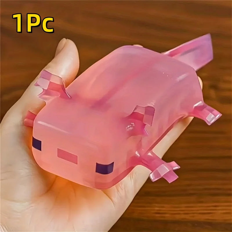 VaultBlobs Jumbo Axolotl — Giant TPR Stretch Pal