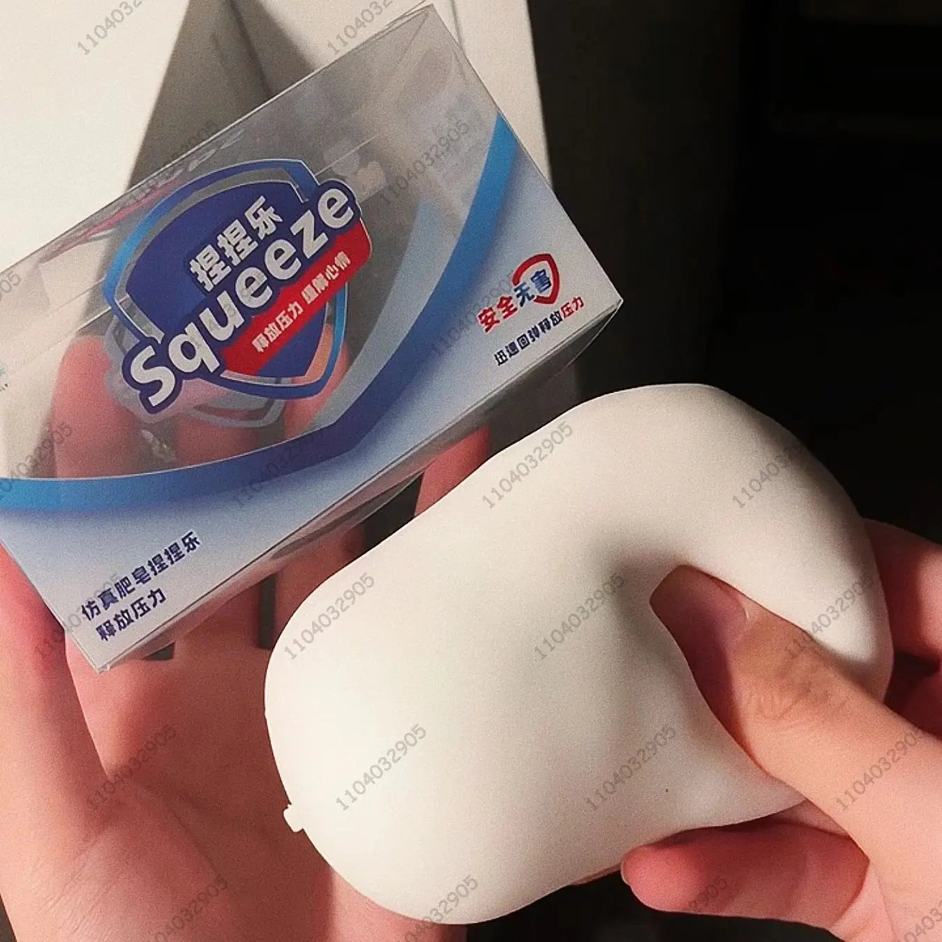 Crunchy ASMR Soap Ball Squishy – Round Block-Filled Stress Relief Fidget Toy