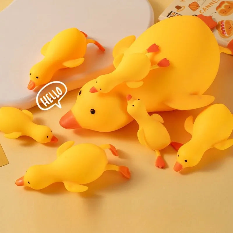 Cute Squeeze Duck Plush – Soft Stress Relief Sensory Toy |