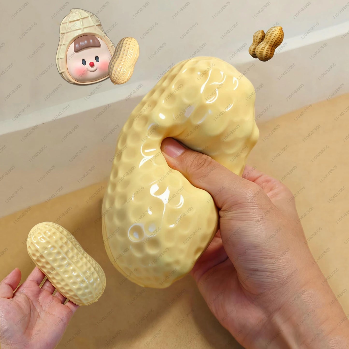 Giant Milk Bun Slow Rise Squishy – Jumbo Squeeze Stress Relief Toy