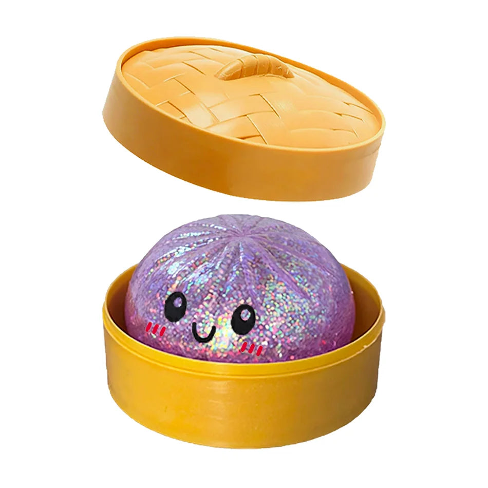 VaultBlobs Glitter Dumpling Squishy — 6 Styles