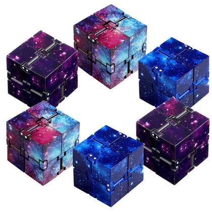 VaultBlock Infinity Cube Fidget — Folding Flip Desk Toy