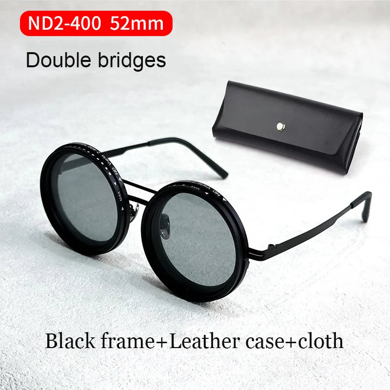 ShadeShift Sunglasses – Adjustable Tint for Any Light Condition!