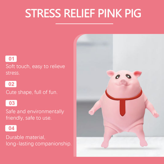 Cute Pig Squeeze Stress-Relief Toy