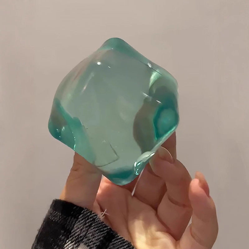 Transparent Ice Cube Stress Toy