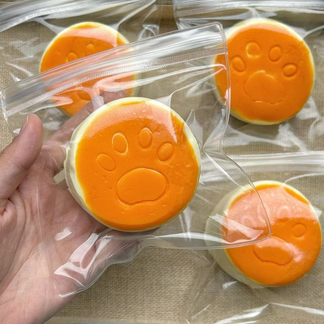 VaultBlobs Cheesecake Cat-Paw Squish