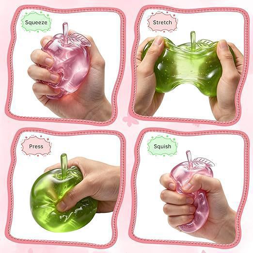Soft Squeezable Stress-Relief Toy Set